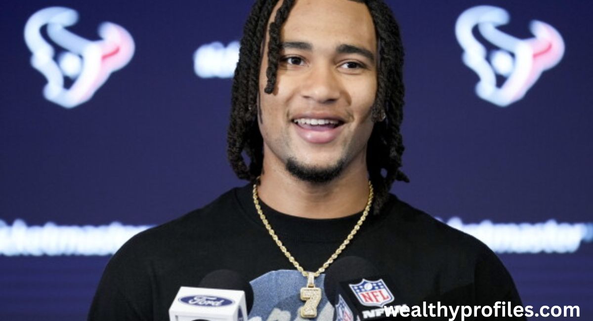 C.J. Stroud biography featuring the Houston Texans quarterback, NFL career, achievements, and football success story