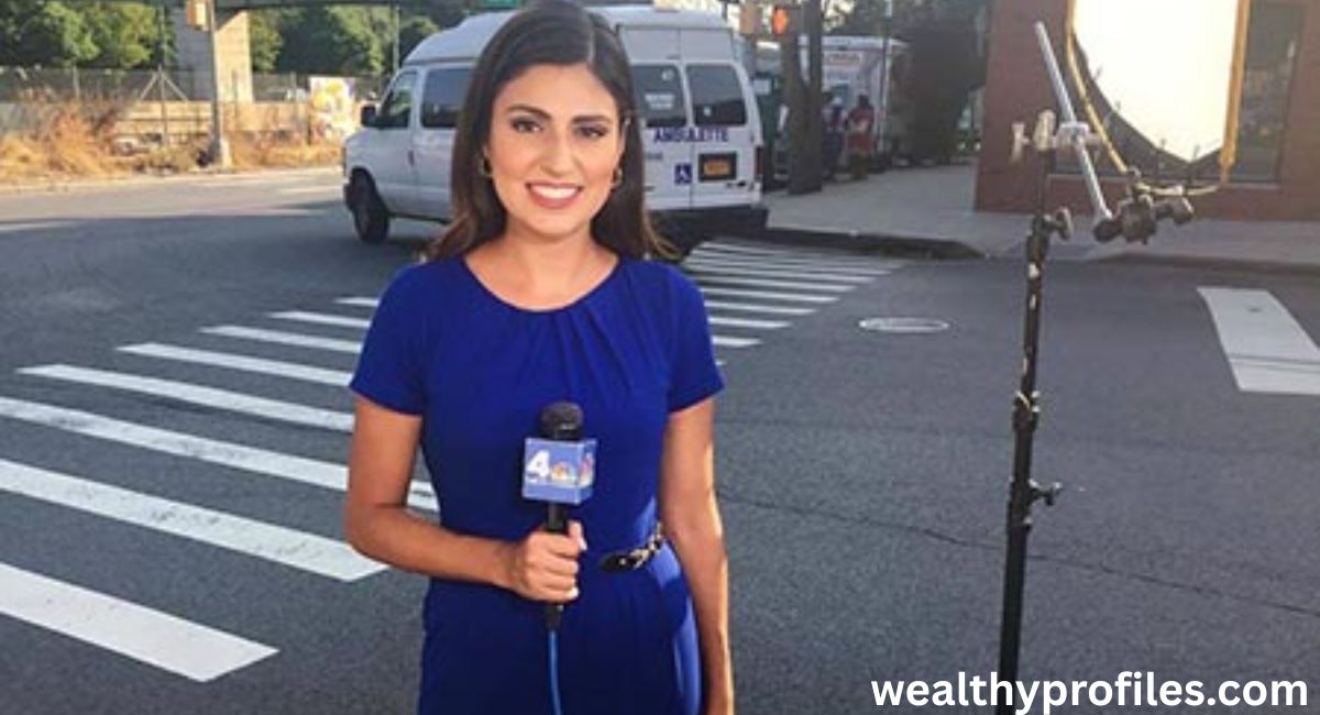 Rana Novini reporting for NBC 4 New York